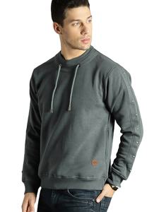 Sudadera informal transpirable cómoda de algodón 100 de alta calidad para mujer, cuello redondo, manga larga, elegante, estampado sólido, hecho para invierno - Product Image 2