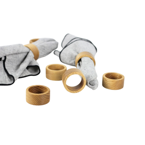 Servilleteros de madera hechos a mano al por mayor mesa de madera de acacia rústica de alta calidad decoración de estilo moderno para suministros de comedor y eventos - Product Image 3