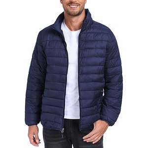 Veste d'extérieur pour homme, légère, respirante, veste matelassée coupe-vent et imperméable, manteau d'hiver - Product Image 1
