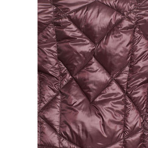 Manteau matelassé chauffant d'hiver pour femmes longueur régulière imperméable et coupe-vent en nylon et tissu de toile chapeau détachable - Product Image 6