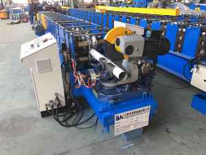 Máy làm máng xối và ống dẫn nước bằng thép carbon tròn với động cơ điều khiển PLC và mô tơ để tạo hình ống - Product Image 2