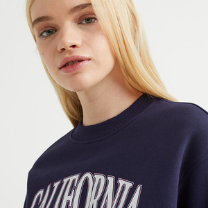 Sweat-shirt court à imprimé geste cœur, pull à manches longues pour femme, avec oreilles, crop top pour femme et fille - Product Image 3