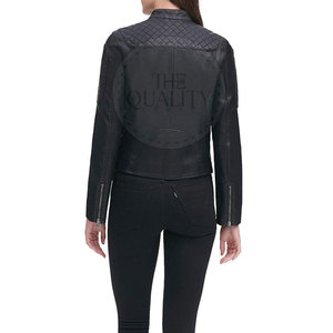 Veste en cuir tricoté d'hiver pour femmes Offres Spéciales de haute qualité Meilleur design à manches longues Meilleur prix - Product Image 4