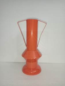 Vase à fleurs en métal magnifiquement conçu avec des détails antiques fabriqués à la main pour une déclaration de décor floral d'inspiration vintage - Product Image 2