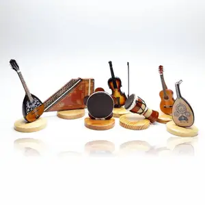 Set of Classic Miniature Musical Arabic Instrument Ornament equipment Classical Instruments, Study Room Decor, Handmade