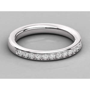 Bague pour femme en or 10 carats avec diamant de laboratoire - Product Image 3