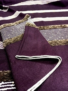 Fábrica al por mayor de alta calidad señoras invierno acrílico/poliéster chal diseño personalizado Borde de terciopelo estilo largo para adultos musulmanes - Product Image 3