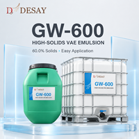 GW-600 Liant polymère VAE flexible pour lamination de films plastiques, feuilles métalliques et divers substrats