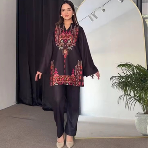 PRECIOSOS COORDSET CON TRABAJO ESTAMPADO EN SEDA - Product Image 1