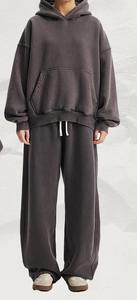 Sudadera con Capucha Extra Grande de Estilo Vintage Lavada al Ácido, Sudadera de Algodón - Product Image 3