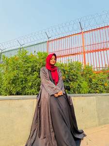 Nouveau concepteur à la mode personnalisé femmes Naqab à manches longues Burqa Style ethnique Hijab islamique robes musulmanes Abaya - Product Image 5