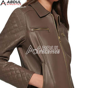 Chaqueta de Cuero de Último Diseño 2025 para Mujer, Ligera, de Alta Calidad, la Mejor Oferta - Product Image 6