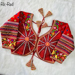 ผ้าไหมงานหนักพิเศษสำหรับเทศกาลแต่งงาน,พร้อมกระจกเข็มหลายเส้นสำหรับทำงานเสื้อเบลาส์พร้อมลำดับสีรุ้ง - Product Image 4