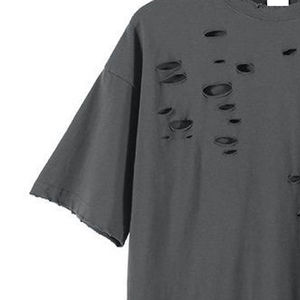 Camisetas de Hombre de Primera Calidad, Cuello Redondo Desgastado, Personalizadas, Casuales, Transpirables, Ecológicas, de Secado Rápido, 100% Algodón, al por Mayor - Product Image 4