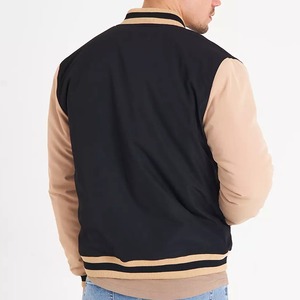 Chaqueta Bomber Varsity Personalizada para Hombre, Talla Grande, Roja, de Poliéster, con Cierre de Cremallera, Estilo Béisbol, Cuello Alto, Resistente al Viento - Product Image 5