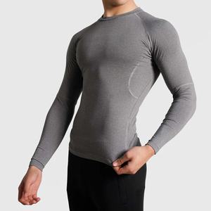 Maillot de surf personnalisé pour homme, protection UV, manches longues, compression, séchage rapide, en maille - Product Image 1