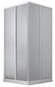 Box Doccia in Acrilico Colore Bianco 65-80x75-90x183 H cm - Product Image 1