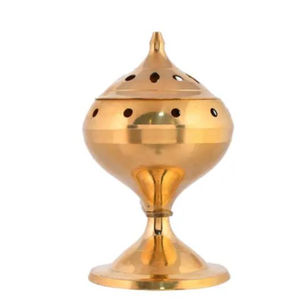 Brûleur et porte-encens élégant en métal et acier inoxydable Vente en gros Bureau Mabkhara Porte-encens Parfum Prix le plus bas - Product Image 3