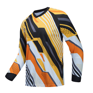 Maillot de motocross personnalisé à manches longues, respirant, séchage rapide, imprimé, uniforme de moto, service OEM - Product Image 1