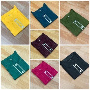 Conjunto de Ropa para Adultos de Ocasiones Especiales, Estilo Indio-Pakistaní, Tela de Algodón Puro, Kurti/Kurta para Hombre con Estampado en Relieve - Product Image 5