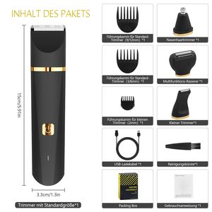 Afeitadora Eléctrica para Mujer, con Alimentación USB, Resistente al Agua IPX7, Recortadora para Cara, Nariz, Cejas, Axilas, Piernas y Vello Púbico, También para Hombres - Product Image 1