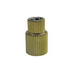 2.75 Art Deco Taper Candle Holder - (Various Colors) - Product Image 2