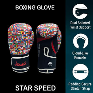 Derniers gants de boxe professionnels personnalisés avec poignées extensibles, cuir PU respirant, design et logo personnalisés - Product Image 2