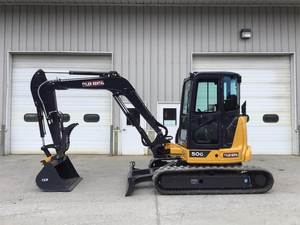 รถขุดขนาดเล็กมือสอง John Deere 50G 36 ตัน เครื่องยนต์ Yanmar ประสิทธิภาพสูง คุณภาพพรีเมียม อุปกรณ์ก่อสร้างขนาดกะทัดรัด พร้อมมอเตอร์และปั๊มเกียร์ - Product Image 5