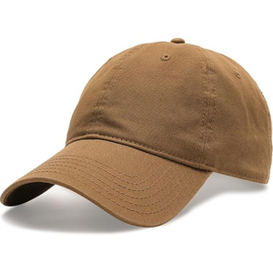 Gorra de béisbol sin estructura lavada vintage unisex de 6 paneles al por mayor, gorra de papá ajustable de algodón lavado - Product Image 3