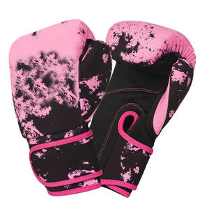 Gants de boxe de fitness professionnels gagnants personnalisés en cuir PU de 8oz avec service OEM antichoc en PVC pour hommes et vêtements décontractés - Product Image 1