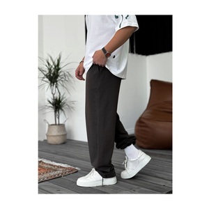 ชุดเซ็ตเสื้อฮู้ดดี้และกางเกงวอร์มสตรีทแวร์ไร้ตะเข็บสำหรับผู้ชายไซส์พลัสสั่งทำพิเศษ - ผ้าฝ้าย 100% แห้งเร็ว เป็นมิตรกับสิ่งแวดล้อม ชุดกีฬา - Product Image 3