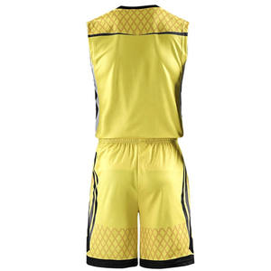 Uniforme de basket-ball personnalisé, imprimé et sublimé, 100% coton polyester, vêtements de sport, nouveau Design, Logo des douanes, ensembles - Product Image 2