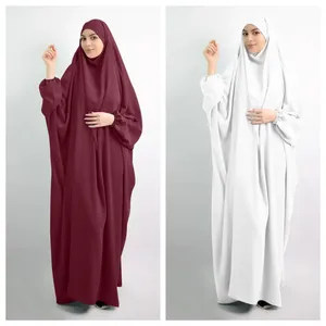 Le donne pregano Abaya abbigliamento islamico nuovo modello pregare Abaya sciarpa all'ingrosso musulmano a Dubai abbigliamento alla moda prezzi di fabbrica vendite
