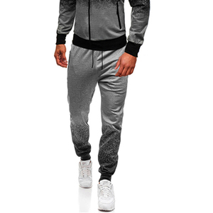 Survêtement bleu clair de haute qualité skinny fit hommes fitness tech polaire survêtements - Product Image 5