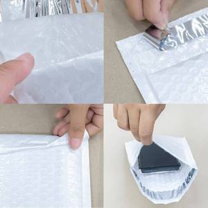 Taille 20*30cm personnalisé de haute qualité Poly bulle Mailer Durable écologique sacs postaux sac de courrier propre usine sac d'expédition - Product Image 2