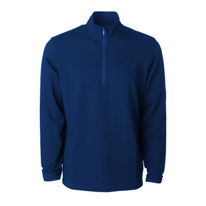 Custom Logo Independent trading company Perform Quarter Zip Mens Fleece Quarter-Zip Cadet Collar Sweatshirt - Product Image 1