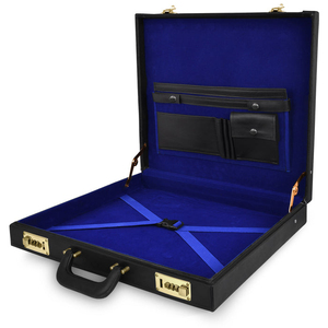 Blue Lodge California Regulation Tablier Case Broderie à la main Différentes tailles et matériaux Tablier maçonnique Case - Product Image 5