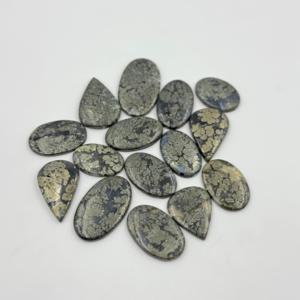 AAA + 100% ágata marcasita Natural suelta personalizable tamaño mezcla forma cabujón Color marrón turquesa joyería hacer lote suministro - Product Image 4