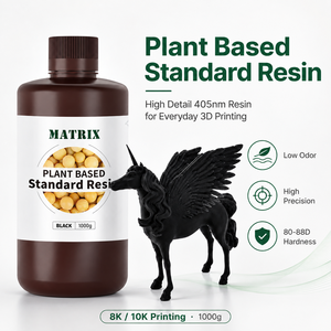 เรซิ่นสำหรับเครื่องพิมพ์ 3 มิติ แบบ Plant Based 405nm UV Curing กลิ่นน้อย สำหรับเครื่องพิมพ์ LCD DLP SLA และงานต้นแบบ - Product Image 1