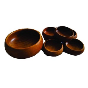Cuenco de Madera de Lujo para Velas, Hecho a Mano con Madera de Mango/Acacia, Tamaño Personalizable para Decoración del Hogar, Cocina, Desayuno, Sopa, Ensalada - Product Image 1