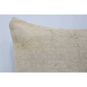 Beige 18x18 pulgadas Kantha Patchwork lana almohada tejida diseño rústico Vintage cuadrado rectángulo forma portátil para uso doméstico verano - Product Image 2