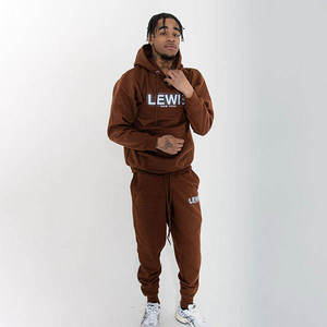 Ensemble de survêtements en coton pour hommes, ensemble sweat-shirt et pantalon de jogging, fabricants de survêtements vierges personnalisés pour hommes, ensembles de survêtements unisexes personnalisés pour hommes - Product Image 4