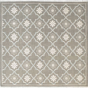 Premier Large Area Wall-to-Wall Carpet Grey Oushak Wool <b>Runner</b> Rug Handmade Floral Pattern <b>for</b> Living Room Wholesale - Product Image 2