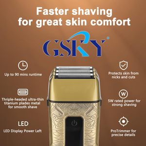 Tondeuse Électrique Professionnelle de Haute Qualité pour Barbiers – Kit de Coupe de Cheveux avec Lame en Acier Inoxydable, Batterie et Étanchéité IPX7 pour la Coiffure et la Barbe - Product Image 6