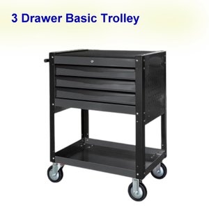3 <b>Drawers</b> Basic Trolley. - Product Image 2