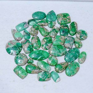 Cabujones de piedras preciosas sueltas de variscita Natural de alta calidad AAA +, piedras preciosas sueltas de forma y tamaño para la fabricación de joyas - Product Image 6