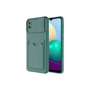 JoieCreatif Coque de protection en silicone Slim Fit pour Samsung Galaxy A02 Kartix en vert foncé - Product Image 1