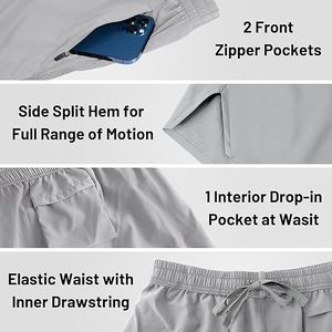 Vêtements de sport personnalisés en gros, logo personnalisé, haute qualité, séchage rapide, yoga, fitness, 100% polyester, fermeture à cordon, impression numérique, shorts pour hommes - Product Image 4