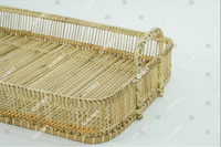 Meilleure nouvelle collection de paniers de service et de rangement pour fruits en bambou, faits à la main, naturels, multifonctionnels, durables, écologiques, décoration d'intérieur