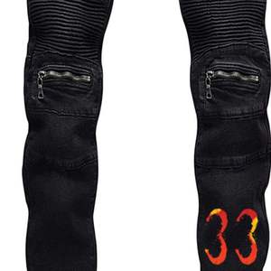 Jeans en denim enduit pour motard, nouvelle mode, vente en gros, coupe slim, coupe-vent, séchage rapide, grande taille, style streetwear, pantalon crayon - Product Image 5